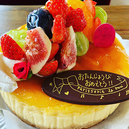 ケーキの写真